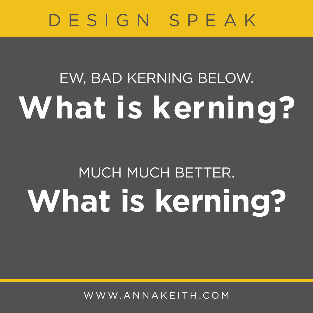 What is Kerning?